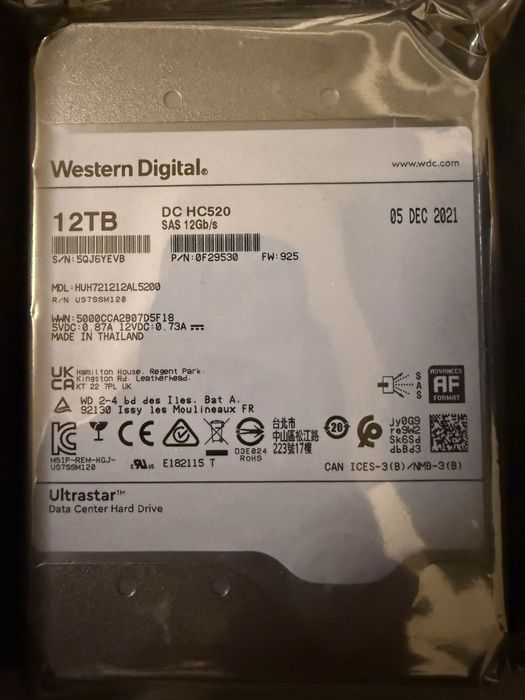 Dysk twardy 12TB Nowy