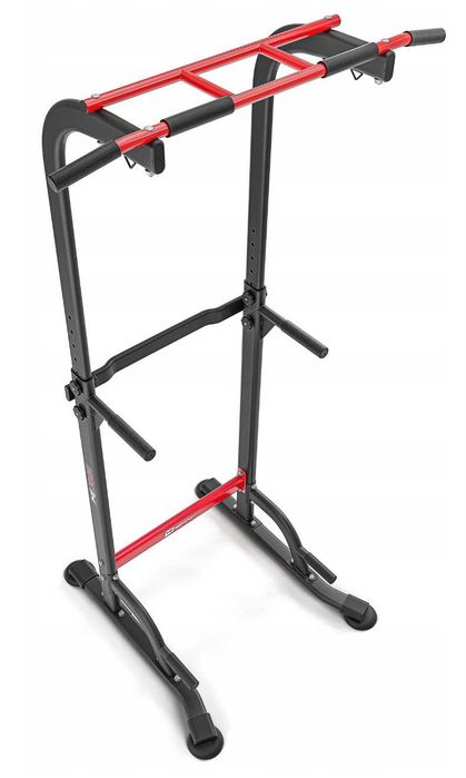 Poręcze Treningowe Wielofunkcyjne Stacjonarne z Drążkiem Hop-Sport HS-2012K
