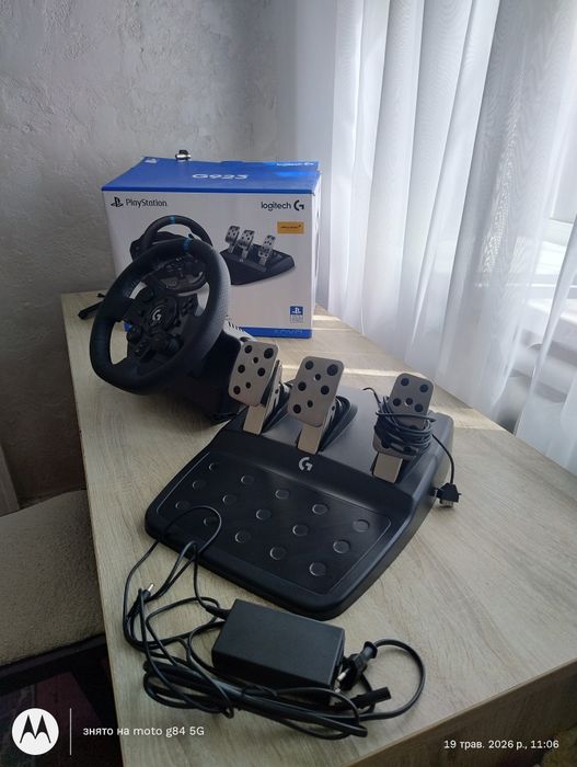 Руль Logitech g923 з гарантією ps4/ps5/pc