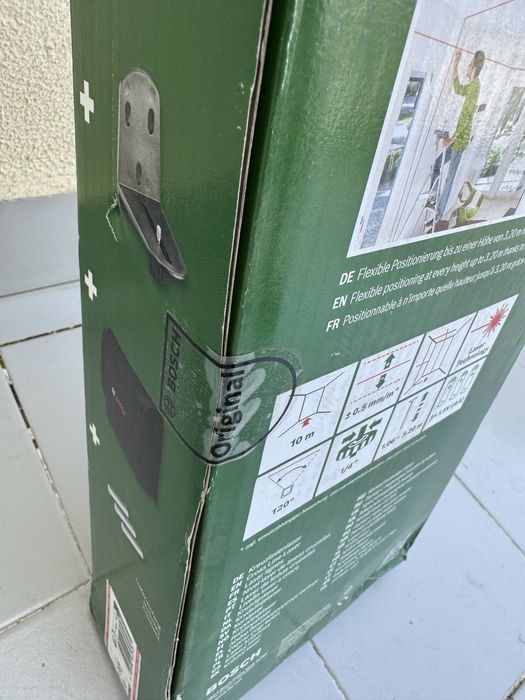 Laser de Linha Cruzadas BOSCH Universal Level 3+TP320 SELADO!