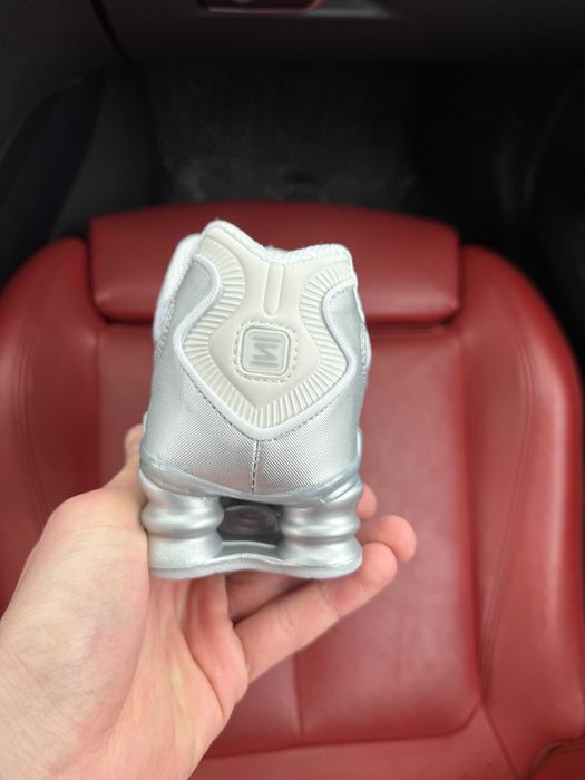 (ОПЛАТА ПІСЛЯ ОГЛЯДУ)Nike Shox TL Metallic Silver Найк Шокс ТЛ Срібні