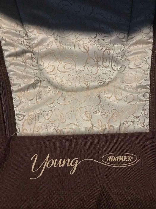 Коляска 2 в 1, люлька, дощок,сітка,сумка Adamex Young