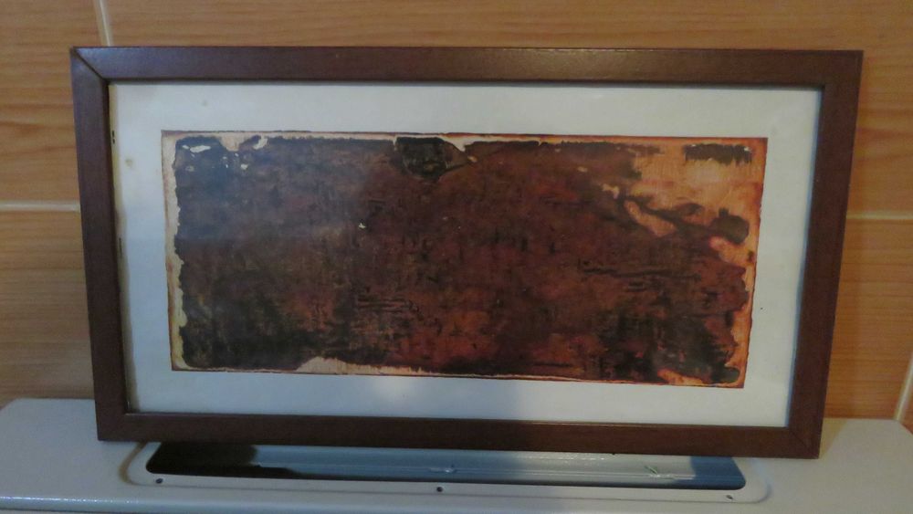 2 pinturas com ar rupestre