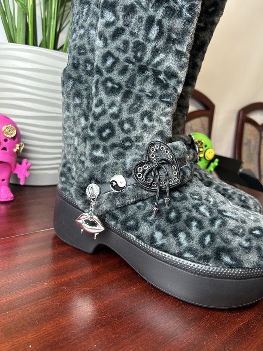 Crocs Unfurgettable Leopard Knee High Boot