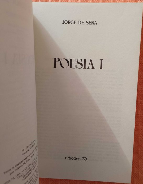 Poesia I, Jorge de Sena
