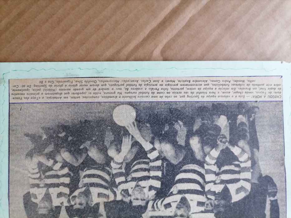 Histórico SPORTING Vencedor da Taça das Taças 1964 ( Recortes A Bola)