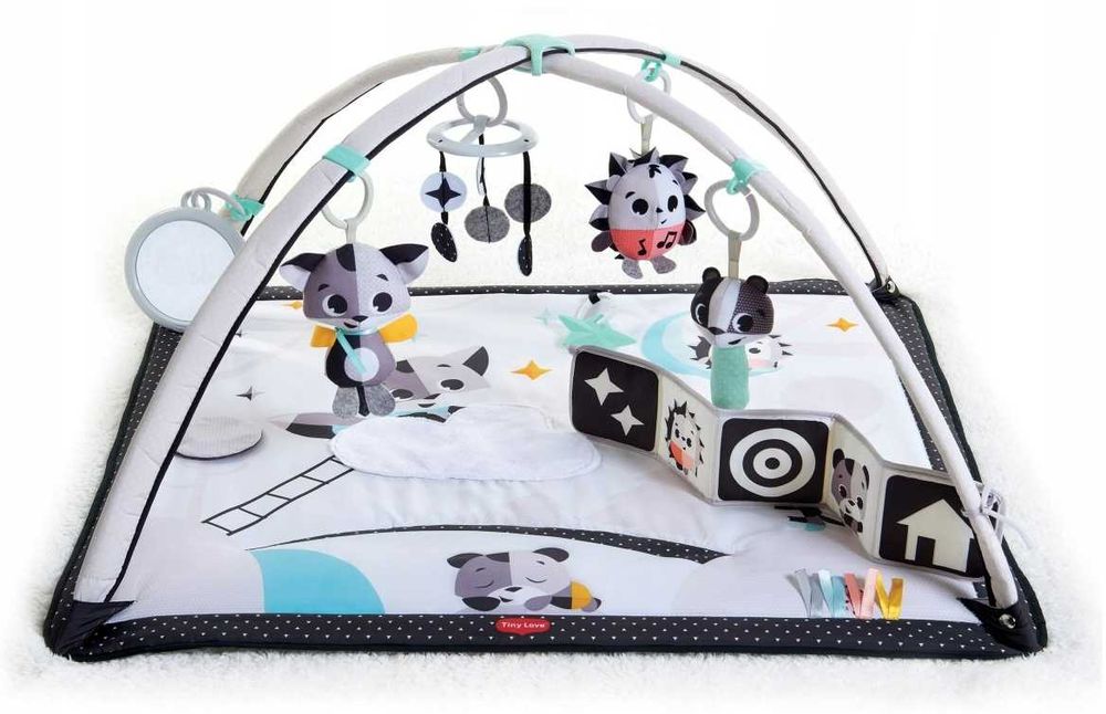 Mata Edukacyjna Tiny Love Biało Czarna