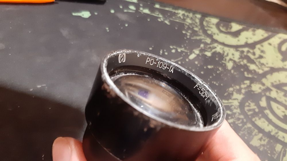 Редкий кинопроекционный советский объектив И" 1.1.2 РО-109-1А F=5см