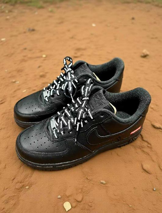 Nike_Air_Force_1_Low_LowSupreme_Black męskieTrampki r.44