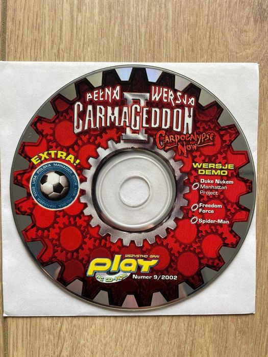 Carmageddon II PC pełna wersja PLAY 9/2002 retro