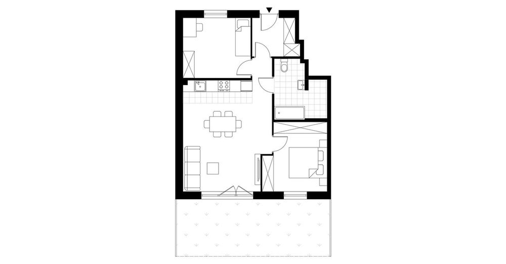 3-pokojowe mieszkanie 59m2 + ogródek