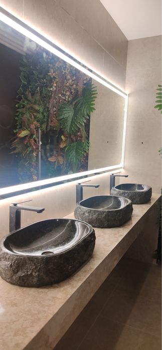 Раковины и умывальники из натурального камня Гранита Мрамора Базальт