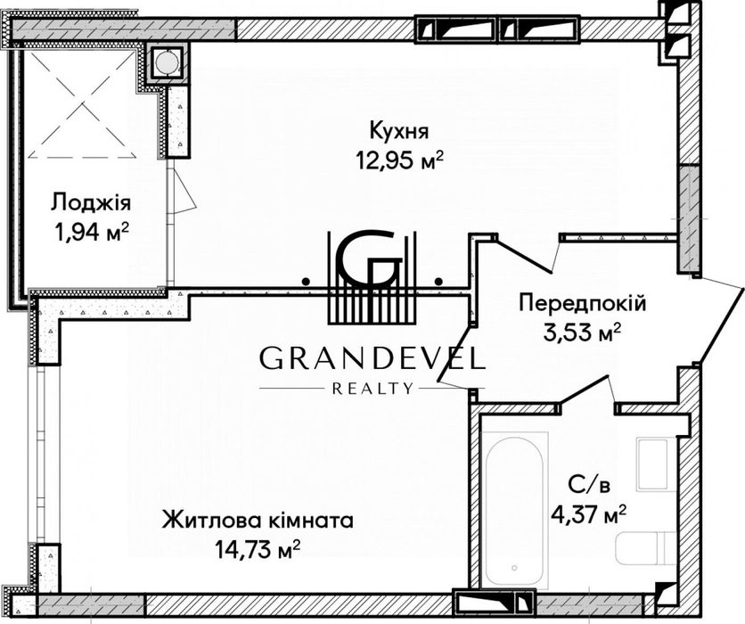 Продаж 1-кімнатної квартири в ЖК бізнес-класу «Синергія Сіті», Ірпінь