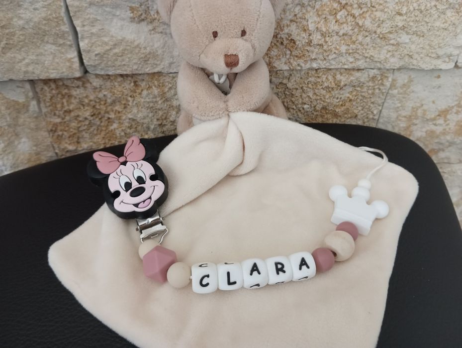 Prende Chupetas de silicone Personalizáveis