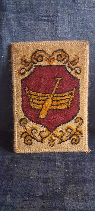 Herb Łodzi kilim prl