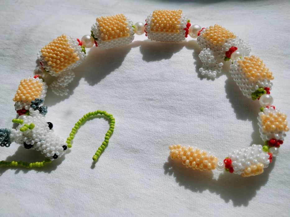 Суши-дракон з бісеру