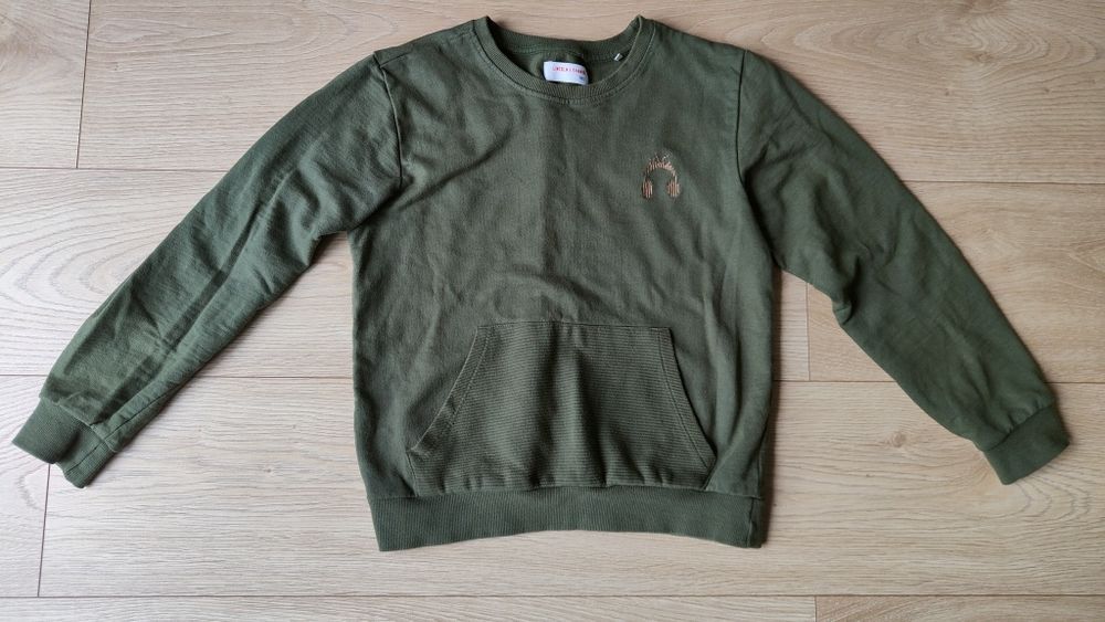 Bluza 140 chłopięca Lincoln&Sharis zielona