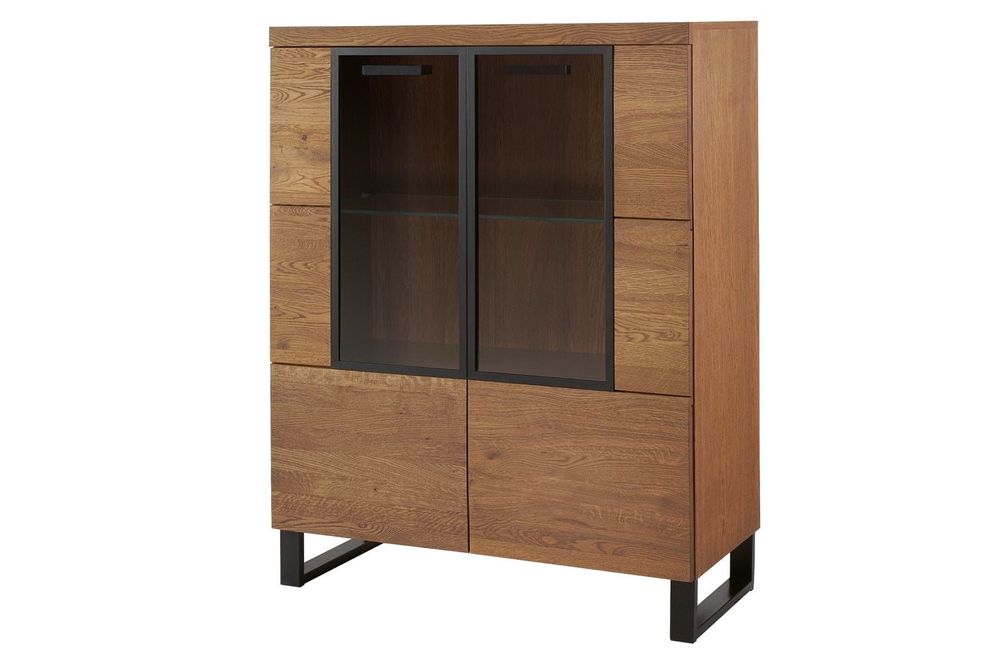 Szynaka Meble Kolekcja Pratto 15 Witryna 2-drzwiowa fornirowana