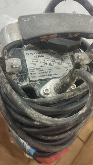 Насос фекальний Optima V 750 DF 0,75 кВт з ріжучим механізмом