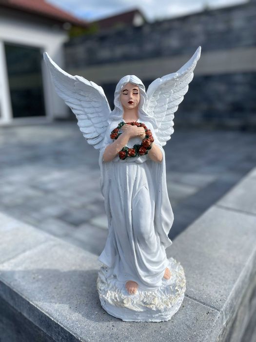 Aniołek figurka figurka na grób figura betonowa anioł figury cmentarz