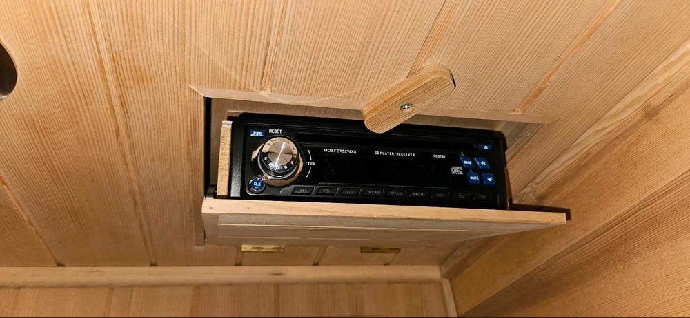 Sauna infrarot infrared kabina na podczerwień radio dotykowa