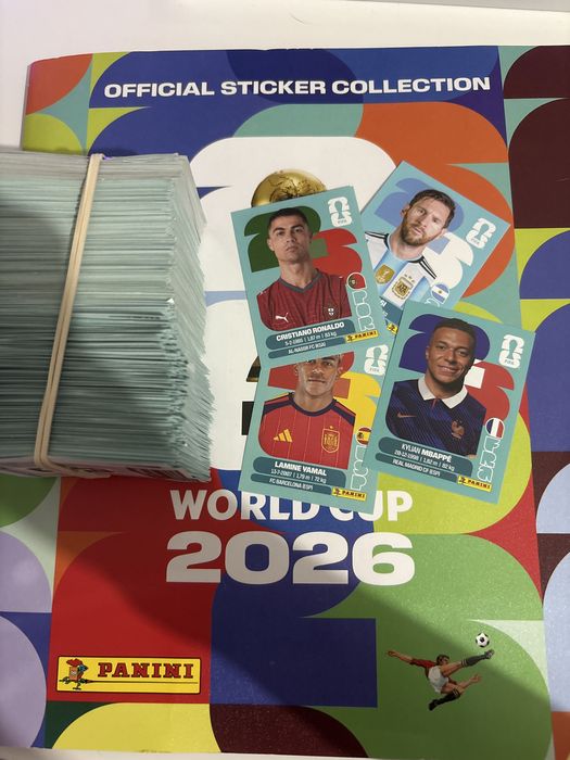 Cromos do mundial 2026