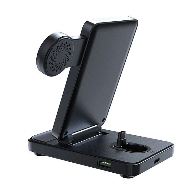 Stacja ładująca 4w1 Joyroom Jr-wqs01 Samsung Galaxy Usb-c składana + k