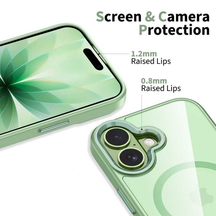 Tech-protect Magmat Magsafe Iphone 17 Sage/Clear