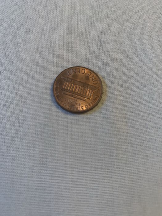 Moeda one cent dos USA, de 1987