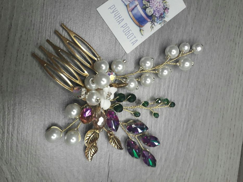Брошь, ручная работа