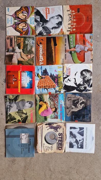 Discos em vinil vintage