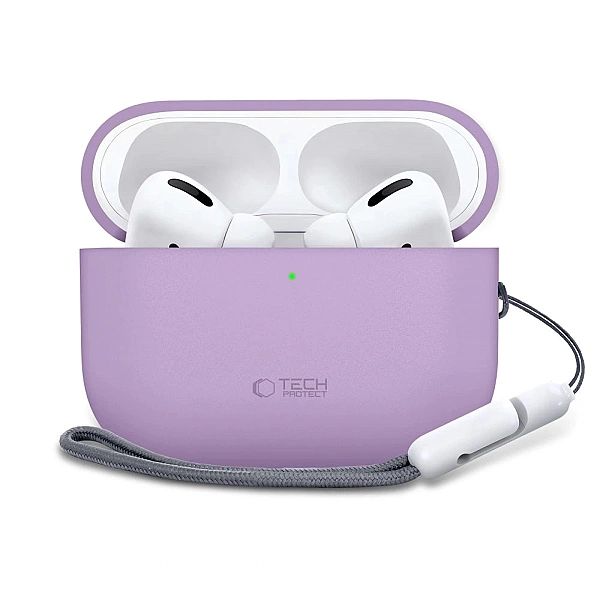 Etui Tech-Protect Silicone na AirPods Pro 3 - fioletowe