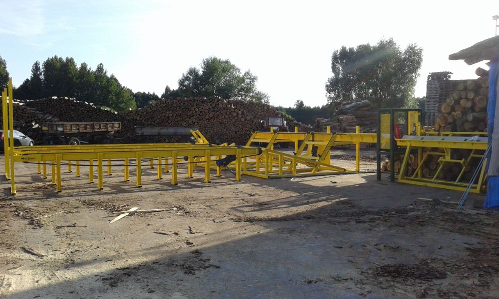 Przecinarka kłód dłużycy tartak producenci palet