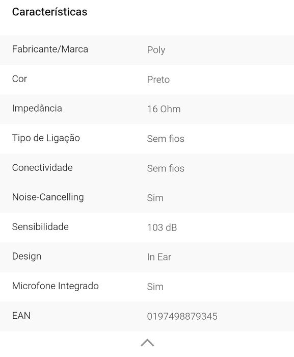 Auriculares bluetooth a estrear 
Todas as áreas
Outlet e Recondicion