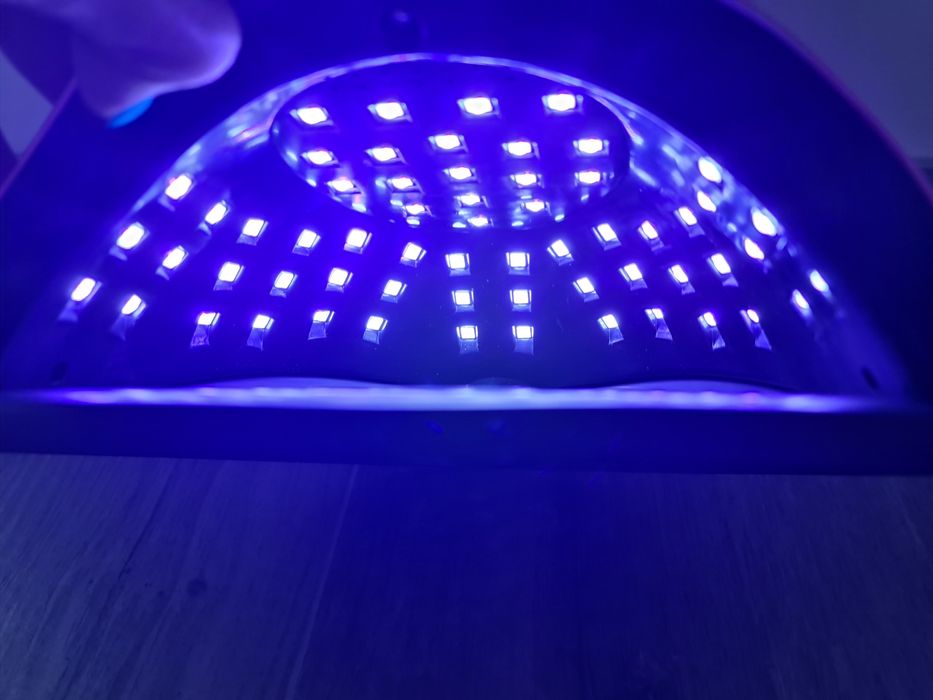 Catalisador led rosa espelhado NOVO 268W - unhas de gel
