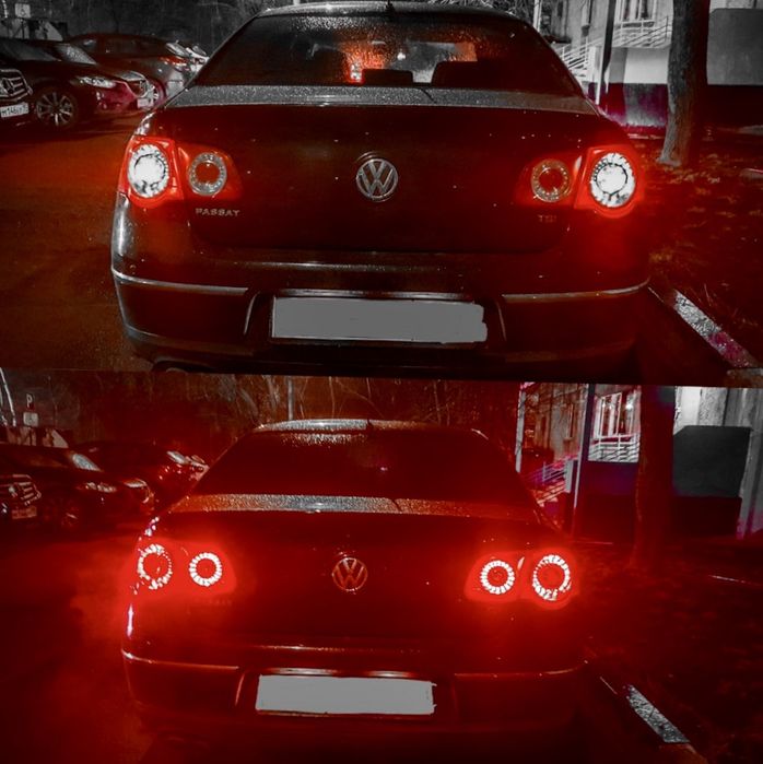 Passat B6 LED кільця в фонарі VW Golf, VW Jetta, OowoO