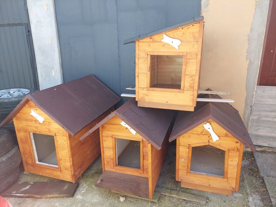 Buda dla psa ocieplana