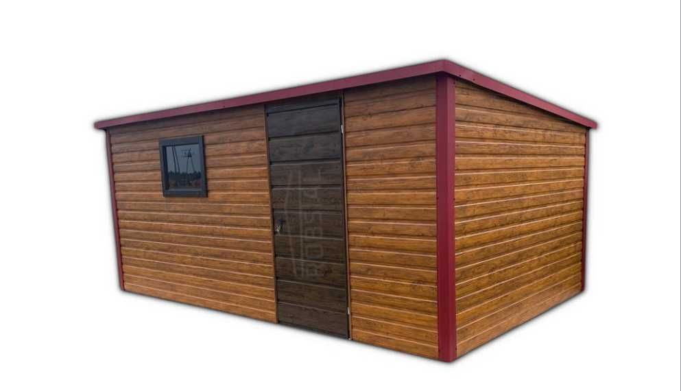 Domek/Schowek Ogrodowy drewnopodobny 5x3m –  Montaż GRATIS