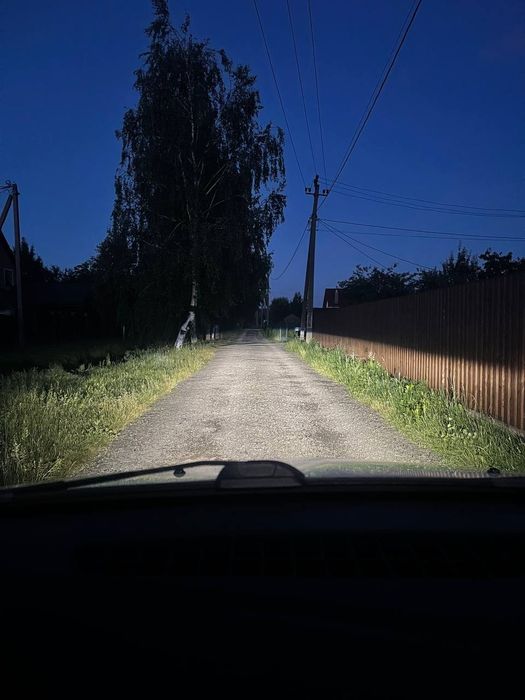 Би-лед Светодиодные линзы Bi-LED H4-H7 "2.5" 6000К 45-52Вт.