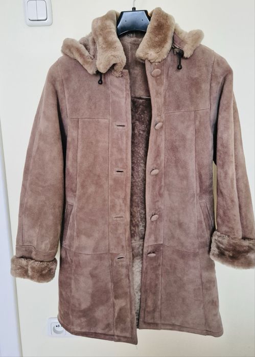 Prawdziwy kożuch polska produkcja S/M