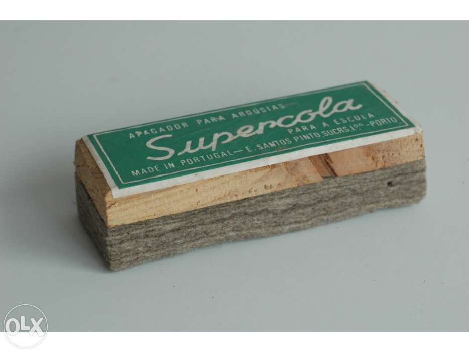 Apagador Antigo de Quadros de Ardósia - Vintage