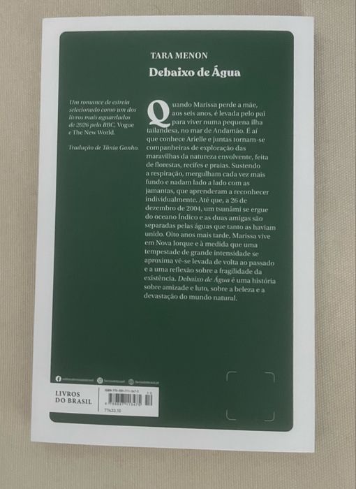 Livro Debaixo de Água