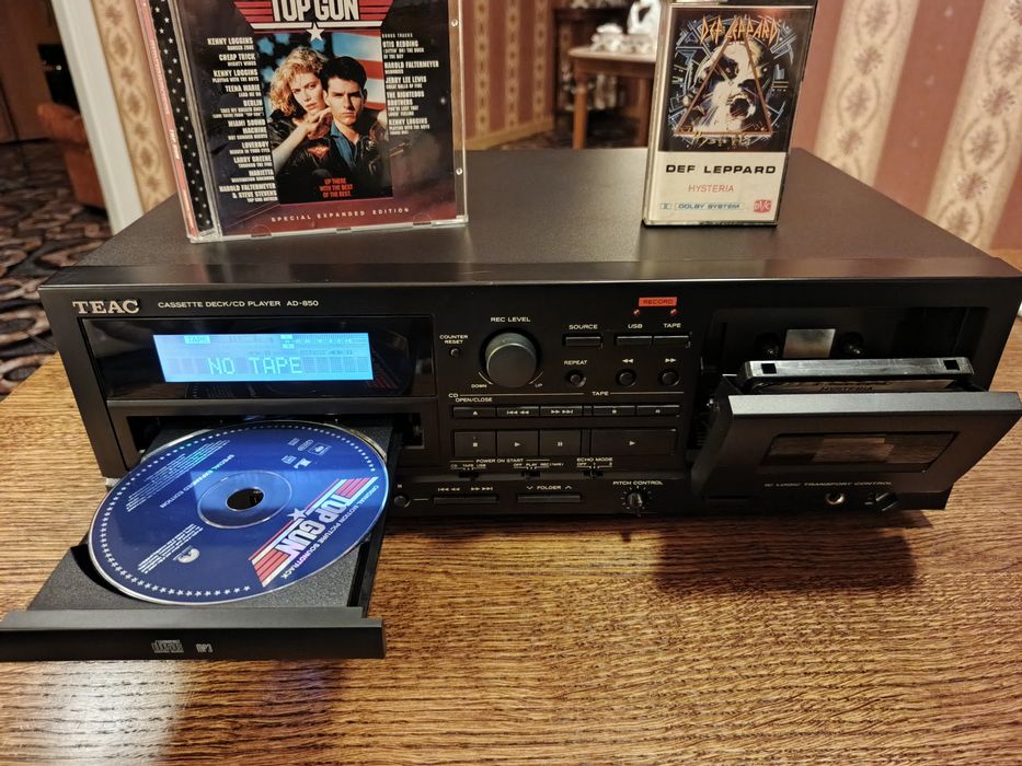 TEAC AD-850. Deck, CD, USB. Jak nowy.