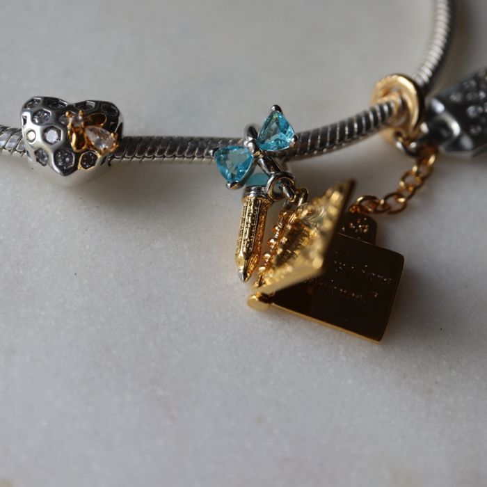 Zestaw 3 zawieszki Bridgerton charms S925