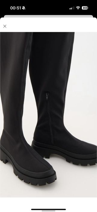 Сапоги ботфорты.