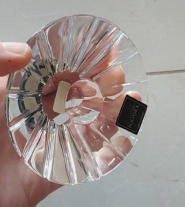 Swiecznik z krysztalu Rogaska Crystal