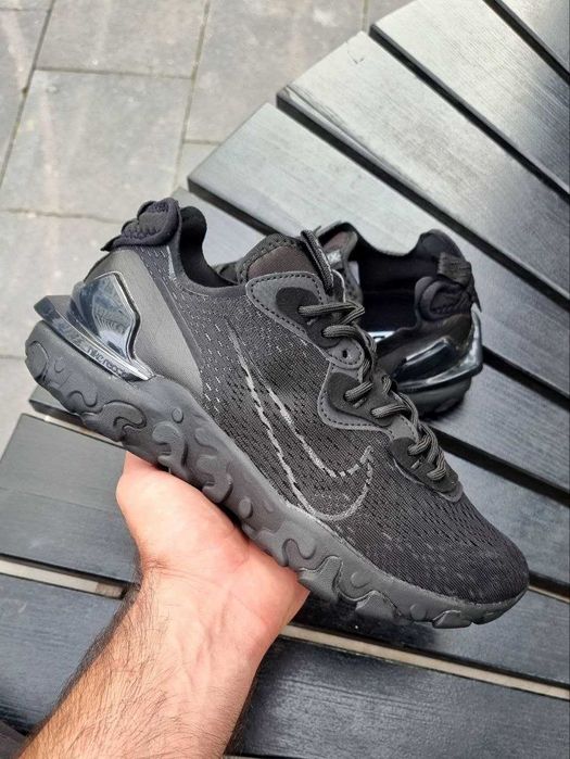 Чоловічі кросівки Nike React Vision "Black/Classic" Розміри 40-45