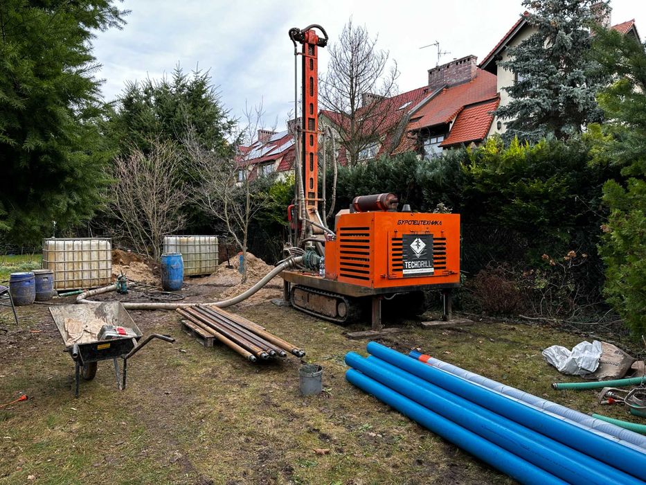 Studnie głębinowe , wiercenie , montaż