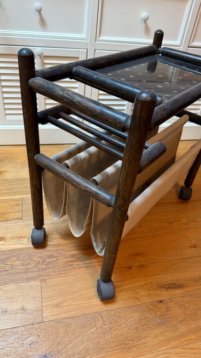 Gazetnik Stolik Vintage Mid Century Bauhaus
