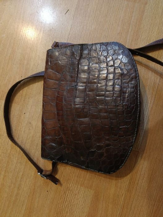 Шкіряна сумка крокодил